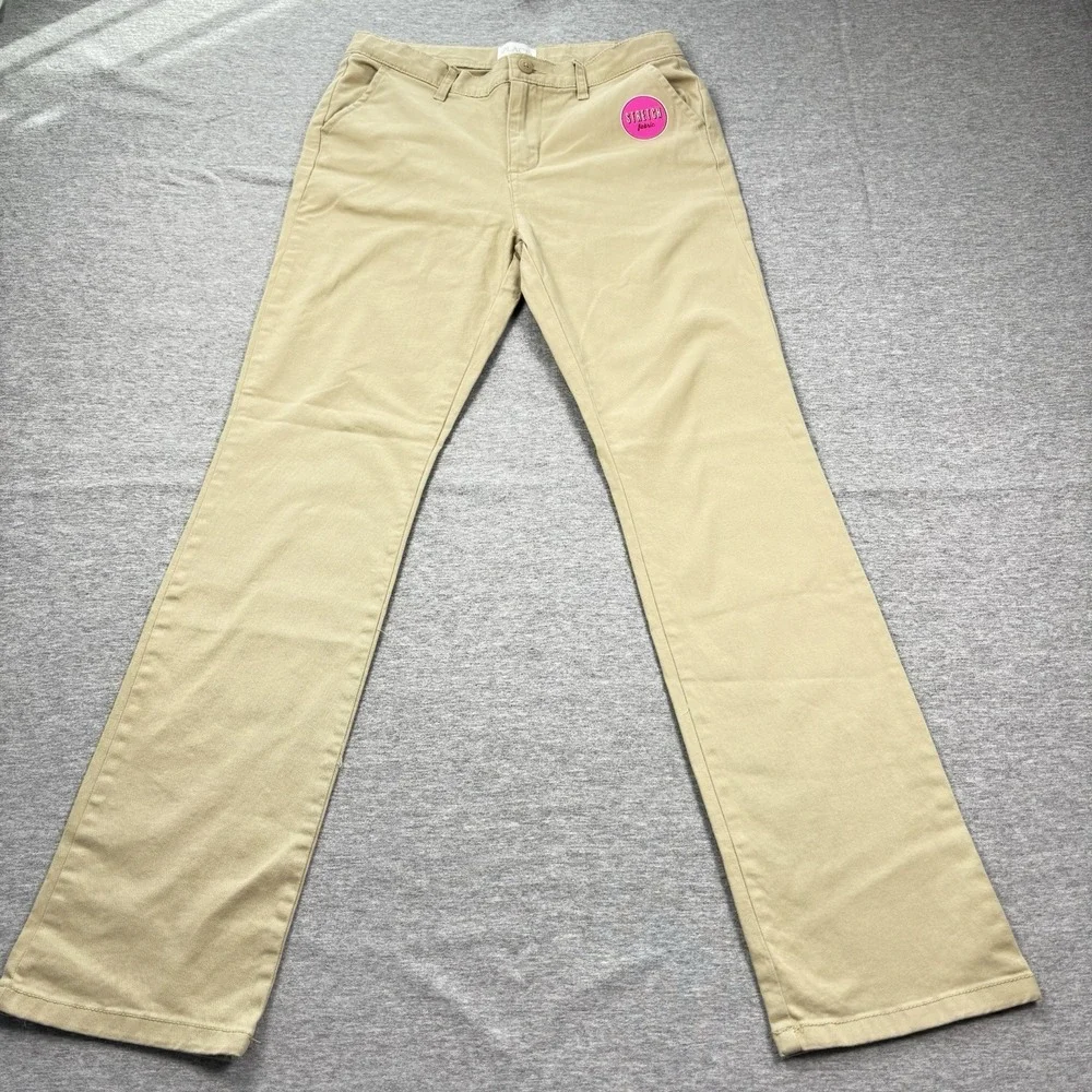 The Children's Place Girls Size 16 Uniform Skinny Chino Pants Khakis Stretch